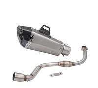 SPAMFAFGHQ For Grom M3 MSX 125 MSX125 2013 2014 2015 2016 2017 2018 2019 Slip On Motorcycle Exhaust Muffler Contact Middle Middle Pipe(Style C)