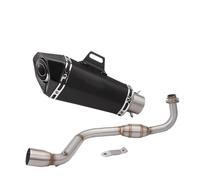 SPAMFAFGHQ For Grom M3 MSX 125 MSX125 2013 2014 2015 2016 2017 2018 2019 Slip On Motorcycle Exhaust Muffler Contact Middle Middle Pipe(Style G)