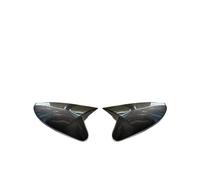 SPAMFAFGHQ For Hyundai For Accent For Solaris 2012-2016 Car Rearview Side Mirror Cover Wing Cap Exterior Door Sticker Case Trim Carbon Fiber(With light Carbon)