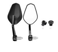 SPAMFAFGHQ For KAWASAKI For NINJA 400 Z650 Z750 Z800 Z900 Motorcycle Bar End Mirror Universal Rear View Mirrors 7/8" 22mm(Square Bundle2)