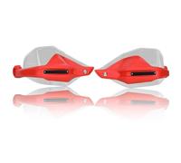 SPAMFAFGHQ For Kawasaki For Versys650 For Versys1000 Motocycle Accessories Handle Guard Protector Handlebar Handguards Shields Brake Windshield(Enlarged-Red Clear)