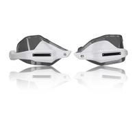 SPAMFAFGHQ For Kawasaki For Versys650 For Versys1000 Motocycle Accessories Handle Guard Protector Handlebar Handguards Shields Brake Windshield(Enlarged-White Gray)