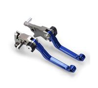 SPAMFAFGHQ for Kawasaki KLX125 for D-TRACKER125 2010 2011 2012 2013 2014 2015 2016 Motorcycle Dirt Bike Brake Clutch Lever(A Pair Blue)