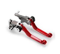 SPAMFAFGHQ for Kawasaki KLX125 for D-TRACKER125 2010 2011 2012 2013 2014 2015 2016 Motorcycle Dirt Bike Brake Clutch Lever(A Pair red)