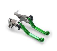 SPAMFAFGHQ for Kawasaki KLX125 for D-TRACKER125 2010 2011 2012 2013 2014 2015 2016 Motorcycle Dirt Bike Brake Clutch Lever(A Pair Green)