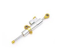 SPAMFAFGHQ For Kawasaki ZX6R 2007-2008 ZX10R 2004-2005 CNC Aluminum Adjustable Motorcycle Steering Stabilizer Damper Bracket Mount Kit(Model H)