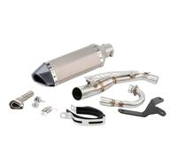 SPAMFAFGHQ For Monkey 125 2019 2020 2021 2022 2023 Escape Slip-on Motorcycle Exhaust Muffler With Mid Link Pipe Modified Accessories(Style A)