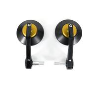 SPAMFAFGHQ For R For Nine-t 2014 2015 2016 2017 2018 2019 S1000RR Motorcycle Cafe Racer Bar End Mirror Handle Bar Rearview Side Mirrors(Gold)