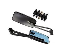 SPAMFAFGHQ For R For Nine T R1200GS S1000RR F800R S1000XR R1250GS For Adventure F650GS G310R Universal 8/10MM Motorcycle Rearview Mirror(BLACK)