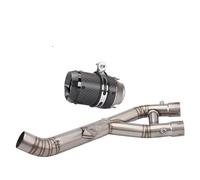 SPAMFAFGHQ For R1 R1M R10 MT10 2015 2016 2017 2018 2019 2020 2021 2022 2023 2024 2025 Motorcycle Stainless Steel Exhaust Pipe 60mm Tail Section Muffler Set(Style F)