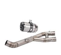SPAMFAFGHQ For R1 R1M R10 MT10 2015 2016 2017 2018 2019 2020 2021 2022 2023 2024 2025 Motorcycle Stainless Steel Exhaust Pipe 60mm Tail Section Muffler Set(Style C)