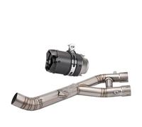 SPAMFAFGHQ For R1 R1M R10 MT10 2015 2016 2017 2018 2019 2020 2021 2022 2023 2024 2025 Motorcycle Stainless Steel Exhaust Pipe 60mm Tail Section Muffler Set(Style G)
