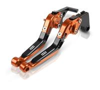 SPAMFAFGHQ for S1000RR 2010 2011 2012 2013 2014 Motorcycle Accessories Adjustable Handle Levers Brake Clutch Lever(Orange Black)