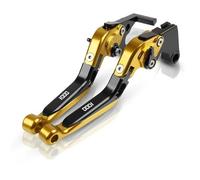 SPAMFAFGHQ for S1000RR 2010 2011 2012 2013 2014 Motorcycle Accessories Adjustable Handle Levers Brake Clutch Lever(Gold Black)