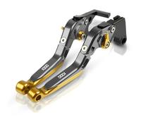 SPAMFAFGHQ for S1000RR 2010 2011 2012 2013 2014 Motorcycle Accessories Adjustable Handle Levers Brake Clutch Lever(Gray Gold)