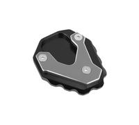 SPAMFAFGHQ For Silver Wing GT 400 600 2001-2017 Motorcycle Foot Side Stand Kickstand Enlarge Extension Support Plate Pad(GRAY)