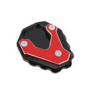 SPAMFAFGHQ For Silver Wing GT 400 600 2001-2017 Motorcycle Foot Side Stand Kickstand Enlarge Extension Support Plate Pad(RED)