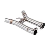 SPAMFAFGHQ For SUZUKI For Hayabusa GSX1300R GSXR1300 2008-2020 Motorcycle Exhaust Escape Modify Left Right Side Link Pipe Connect 51mm Muffer(Style A)