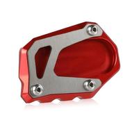 SPAMFAFGHQ For Suzuki GSX-S1000 GSX-S 1000 2015 2016 2017 2018 2019 2020-2026 Motorcycle Kickstand Foot Side Stand Extension Plate Pad(RED)
