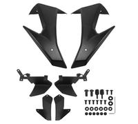 SPAMFAFGHQ For Suzuki GSX8S GSX 8S GSX-8S 2023-2025 Front Downforce Spoiler Aerodynamic Wing Deflector Side Naked Winglet Spoilers(BLACK)