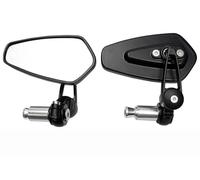 SPAMFAFGHQ For Suzuki HandleBar Rear View Side Mirror Universal 7/8" 22mm Motorcycle Handlebar End Mirror