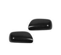 SPAMFAFGHQ For Toyota For Yaris 2006-2011 Car Rearview Mirror Housing Cover Black UV Protection Side Door Wing Cap Replacement Accessory(Left+Right)