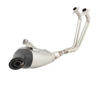 SPAMFAFGHQ For Y&amaha MT-07 FZ-07 MT07 FZ07 2014 2015-2019 2020 Motorcycle Exhaust Pipe Escape System Front Mid Link Pipe Muffler DB Killer