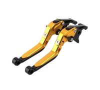 SPAMFAFGHQ for Yamaha for Aerox155 2015 2016 2017 2018 2019 2020 2021 2022 Motorcycle Accessories Adjustable Folding Extendable Brake Clutch Levers(Gold)