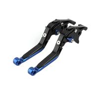 SPAMFAFGHQ for Yamaha for Aerox155 2015 2016 2017 2018 2019 2020 2021 2022 Motorcycle Accessories Adjustable Folding Extendable Brake Clutch Levers(Black Blue)