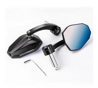 SPAMFAFGHQ For YAMAHA For NMAX 155 For NMAX155 2017 2018 2019 2020 2021 2022 2023 Motorcycle Side Handlebar End Rotation Glass Mirror(Black-A)