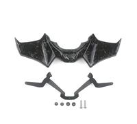 SPAMFAFGHQ For YAMAHA MT 07 2021 2022 2023 Motorcycle Accessories Black Naked Front Downforce Spoiler Winglet Aerodynamic Wing Kit Spoiler(Forging texture)