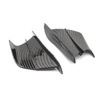 SPAMFAFGHQ For Yamaha YZF R1 R1M R6 R25 Motorcycle Accessories Winglet Aerodynamic Side Wing Spoiler Parts(Carbon Fiber Look)