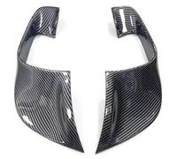 SPAMFAFGHQ For YAMAHA YZF-R7 2021-2023 Motorcycle Front Side Spoiler Winglet Aerodynamic Wing ABS Black Spoilers Kit Deflector(Carbon fibre)