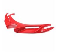 SPAMFAFGHQ Front Winglet ABS Motorcycle Wind Fin Spoiler Front Fairing Cover For Kawasaki For NINJA250 For NINJA400 For Ninja 400 250 2018-2020(RED)