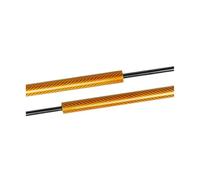 SPAMFAFGHQ Hood Damper For VW For Golf Mk2 1983-1992 Hatchback Gas Struts Lift Support Front Bonnet Modify Spring Shock Absorber(Yellow carbon fiber)