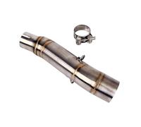 SPAMFAFGHQ Mid Pipe For CBR300 CB300R CB300F 2017 2018 Motorcycle Exhaust Middle Link Pipe Slip Connection Escape 51mm Muffler Stainless Steel