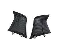 SPAMFAFGHQ Motorcycle ABS Fairing Fixed Wing Aerodynamic Deflector Suitable For Ducati For Panigale V4 V4S V4R 2022 2023(Bright Carbon Paint)