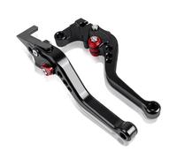 SPAMFAFGHQ Motorcycle Adjustable Brake Clutch Levers For SUZUKI For Bandit 650S GSF600S GSF 600S GSF600 S GSF 600 S GSF250 1996-2007 Brake Lever(Short Black)