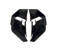 SPAMFAFGHQ Motorcycle Aerodynamic Front Spoiler Fixed Wing Suitable For S1000RR 2015 2016 2017 2018 ABS Side Winglet Windshield Wings(Shiny Black)