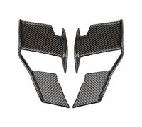 SPAMFAFGHQ Motorcycle Aerodynamic Side Spoiler Fairing Fixed Wing Kit For S1000R S 1000R M1000R 2021 2022 2023 2024(Bright carbon paint)