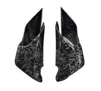 SPAMFAFGHQ Motorcycle Aerodynamic Winglets For YAMAHA YZF-R1 YZF-R3 YZF-R25 YZF R1 R3 R25 2015-2023 Fixed Wind Wing Fairing Shell(Forged black)