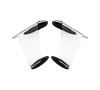 SPAMFAFGHQ Motorcycle Aerodynamics Fixed Wing Racing Wing Side Lower Force Spoiler For Kawasaki ZX-10R ZX-10RR 2021-2024(Clear)