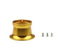SPAMFAFGHQ Motorcycle Carburetor Interface Air Filter Cup Horn Wind Cup 50mm For Keihi PWK For KOSO OKO PE 21 24 26 28 30mm ATV Motocross(Gold,B)