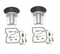 SPAMFAFGHQ Motorcycle Carburetor Repair Kit Float Needle Air Screw Parts For EN 450 500 EN450 454 LTD 1985-1990 For EN500 1990-1994(5)