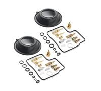 SPAMFAFGHQ Motorcycle Carburetor Repair Kit Piston Diaphragm 2 Sets For VT700 VT750 For Shadow VT700C VT750C