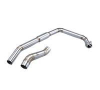 SPAMFAFGHQ Motorcycle Exhaust Modify Escape Moto System Front Middle Link Pipe For CB250R CBR300 CB300 CB300R CB300F CB 250R 300