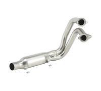 SPAMFAFGHQ Motorcycle Exhaust Muffler Stainless Steel Pipe Tubes Connection Pipe For B&MW F850 F750 F750GS F850GS 2018 2019 2020