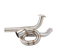 SPAMFAFGHQ Motorcycle Exhaust System Intermediate Pipe Header Sliding Sleeve Is For Y&amaha Nvx 155 125 Nvx155 For Aerox155(Style 5)