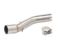 SPAMFAFGHQ Motorcycle Exhaust System Middle Pipe Connect Mid Tube Escape For SUZUKI GSX250R GSX 250R GSX250 Gsx 250 51mm Muffler