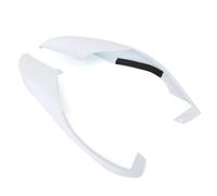 SPAMFAFGHQ Motorcycle Fixed Wing Fairing Rear Tail Wing Spoiler Side Panel Cover Winglet Fairing For Kawasaki ZX-4R ZX-4RR ZX-25R 2020-2025(WHITE)